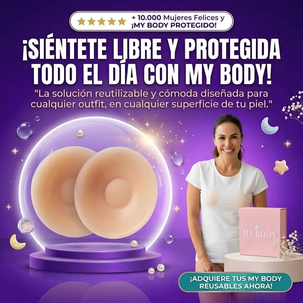 Pezoneras My Body Reusable Silicon 4 pares