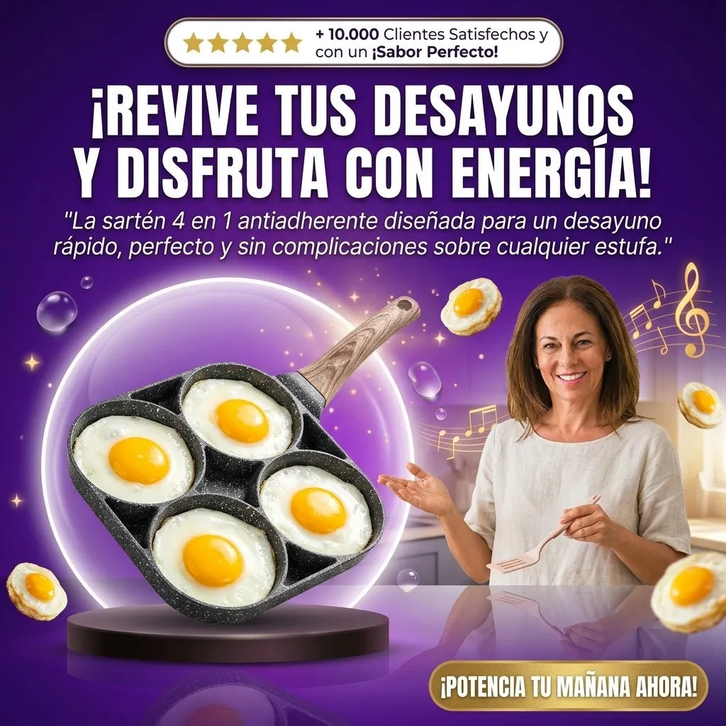 Sartén Antiadherente 4 en 1