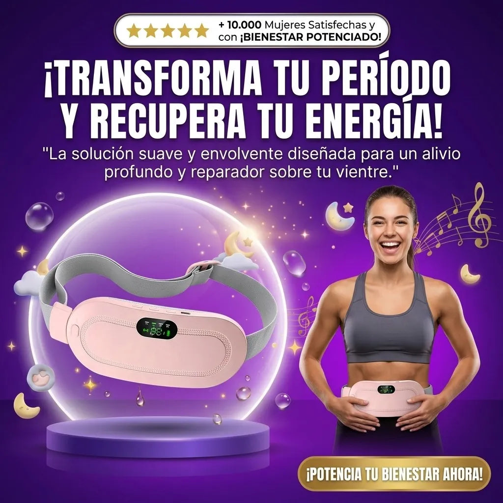Cinturón Térmico y Masajeador Menstrual
