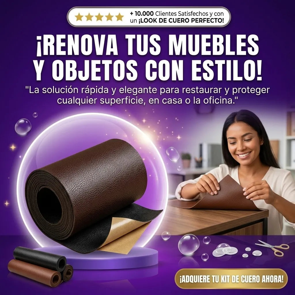 Cuero Sintético Adhesivo