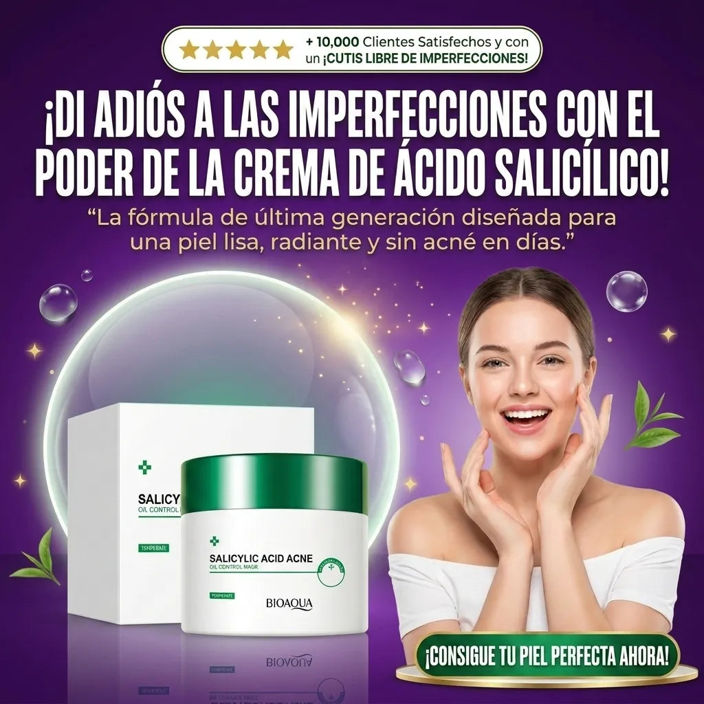 Crema de Acido Salicílico Antiacné Promoción 2x1