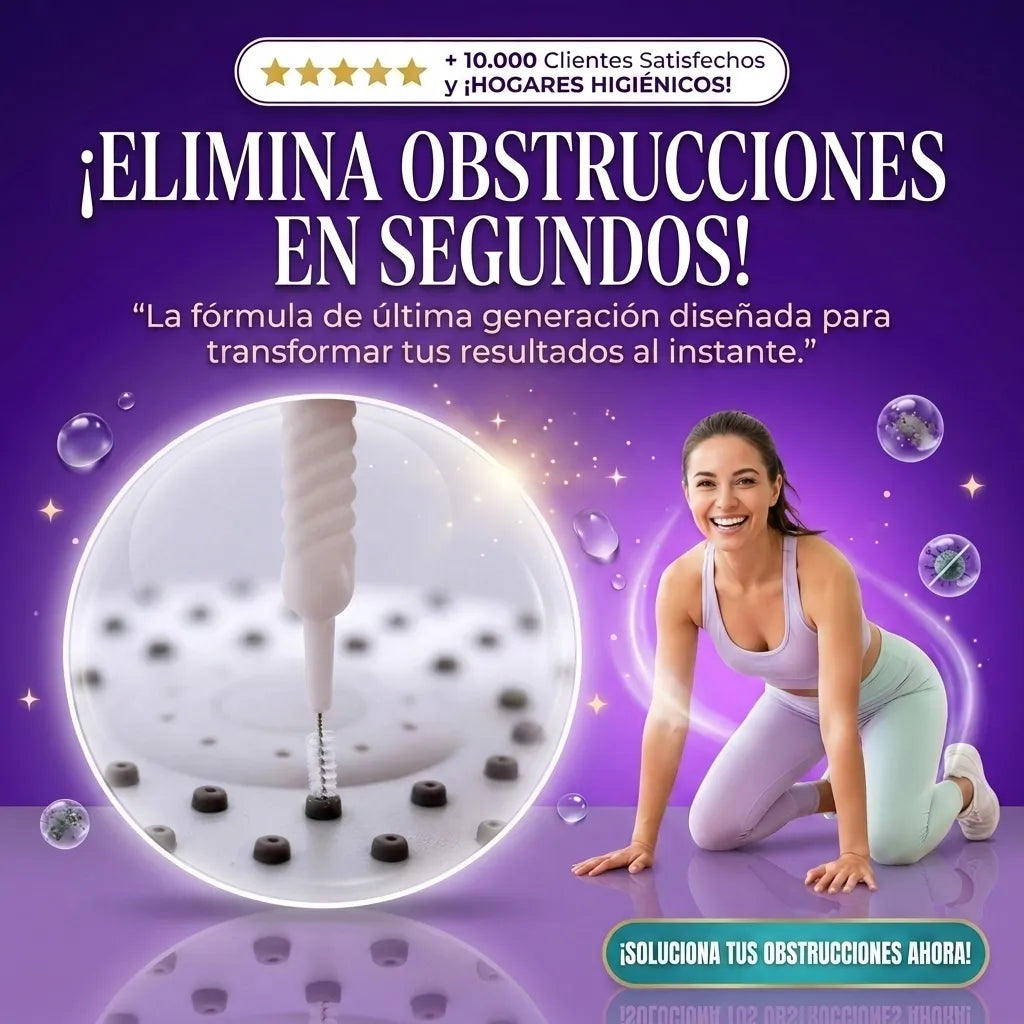 Cepillos de Limpieza Antiobstrucción para Huecos 10pcs