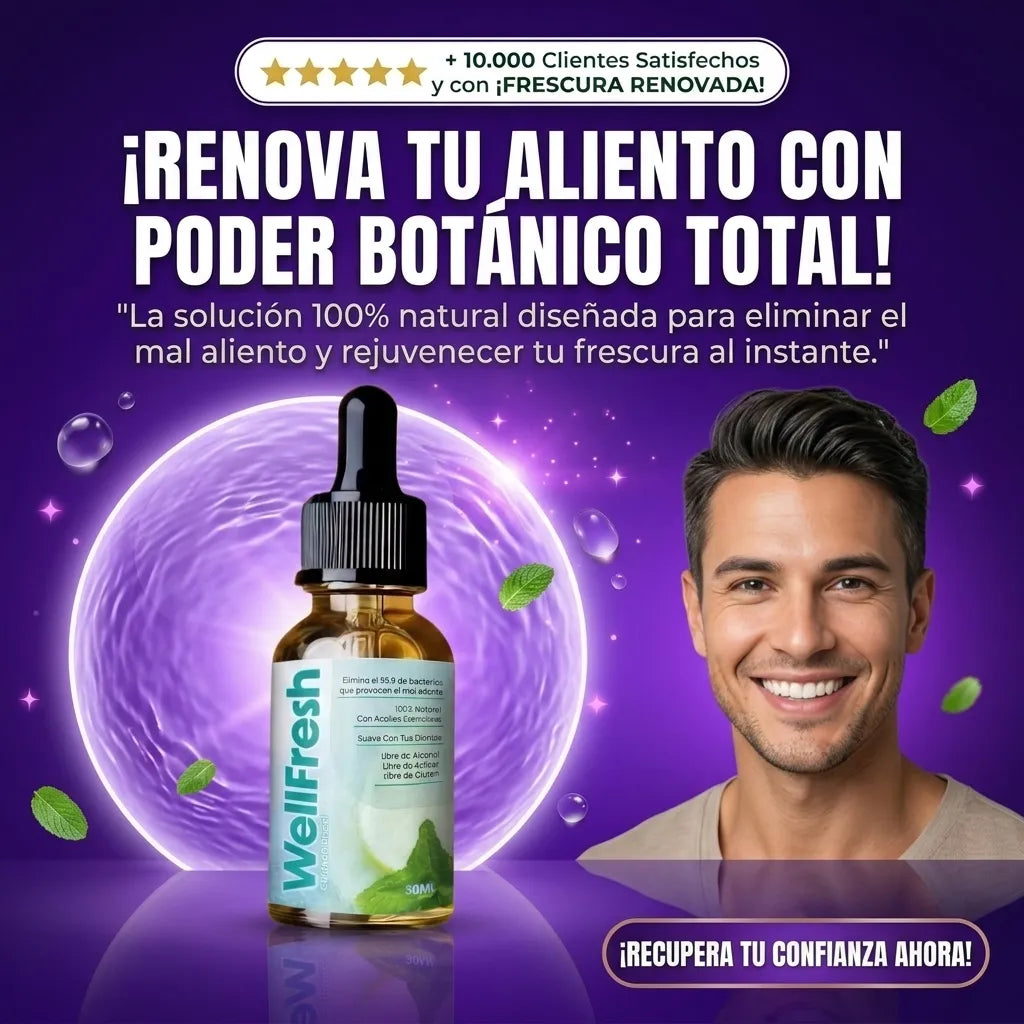Wellfresh Gotas Mal Aliento