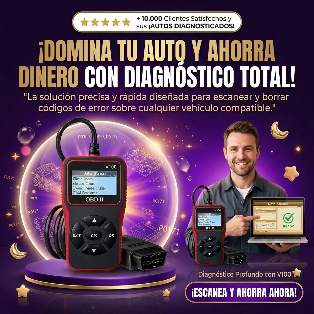 Escáner de Diagnóstico OBD2 para Automóviles