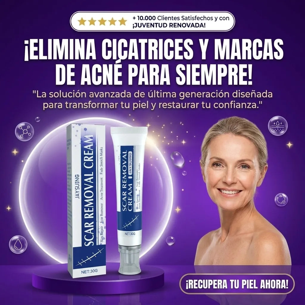 Jaysuing Crema Para Cicatrices y Marcas de Acne 2x1