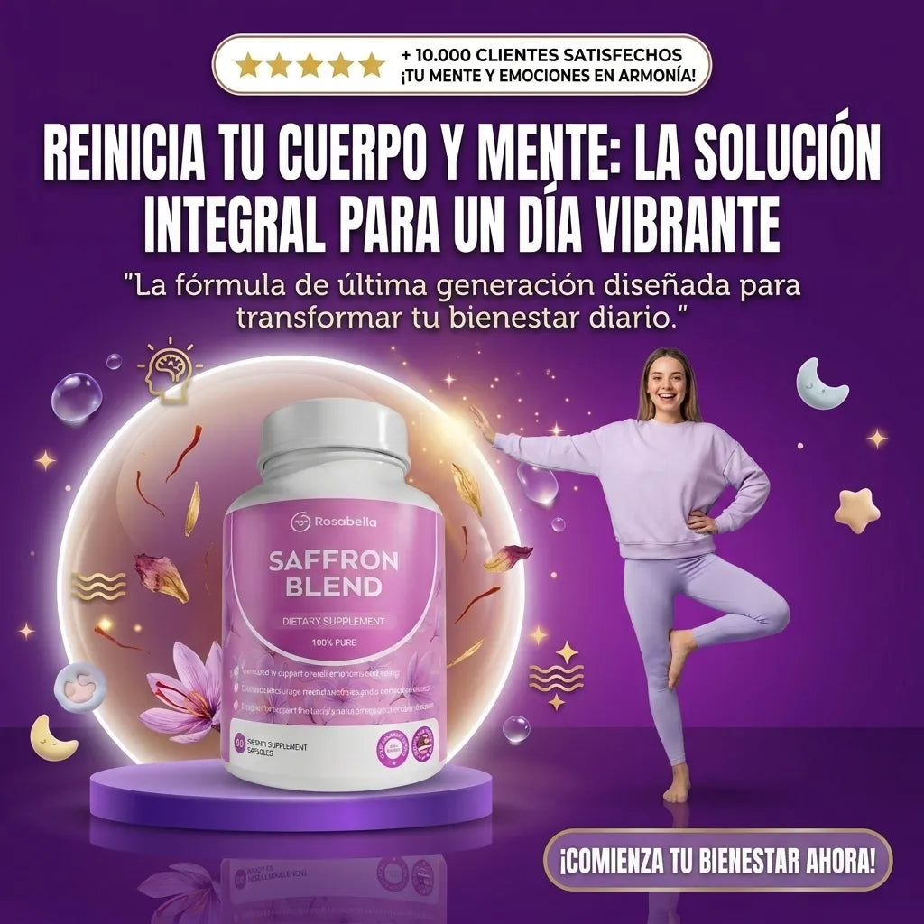 Suplemento Dietético Antioxidante de Azafrán 100% Puro