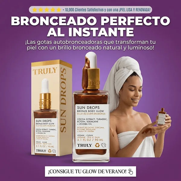 Truly Sun Drops | Serum Bronceador
