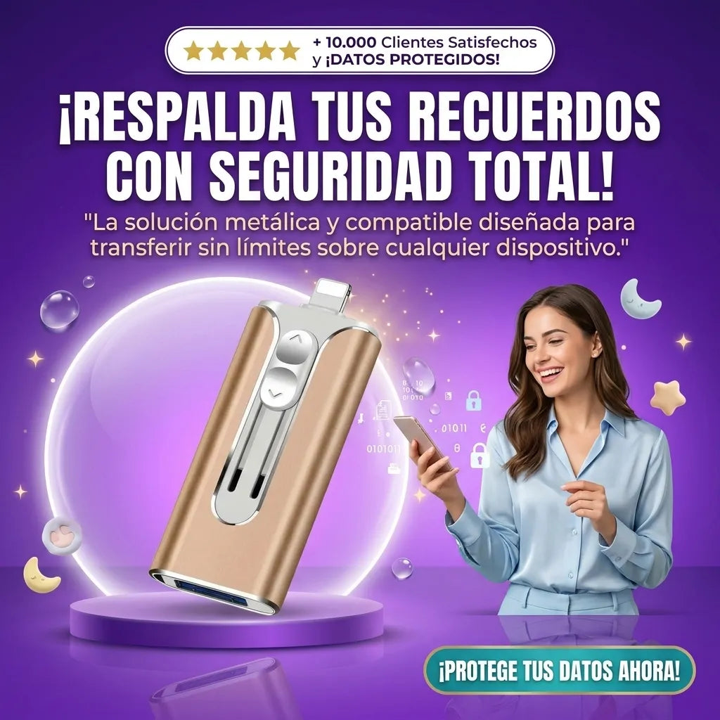Memoria USB Metálica Compatible