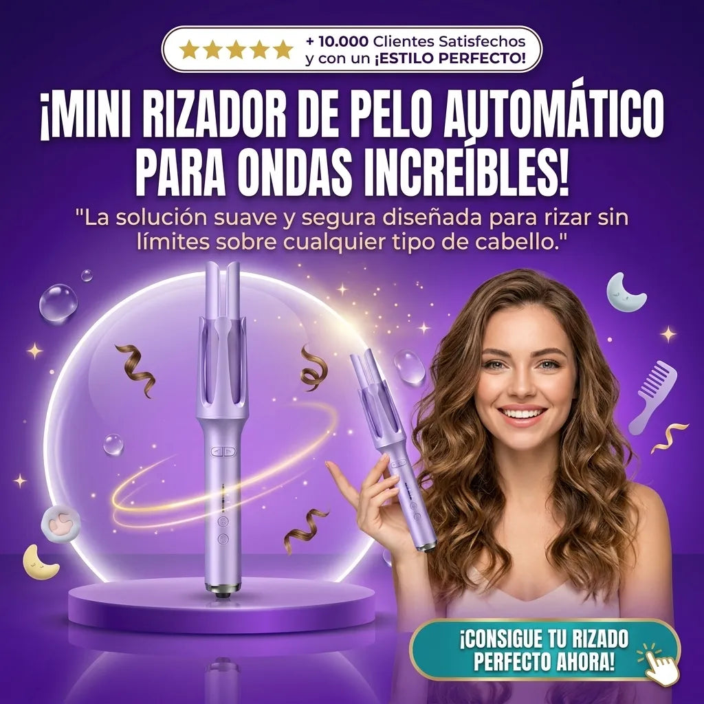 Mini Rizador de Pelo Automático