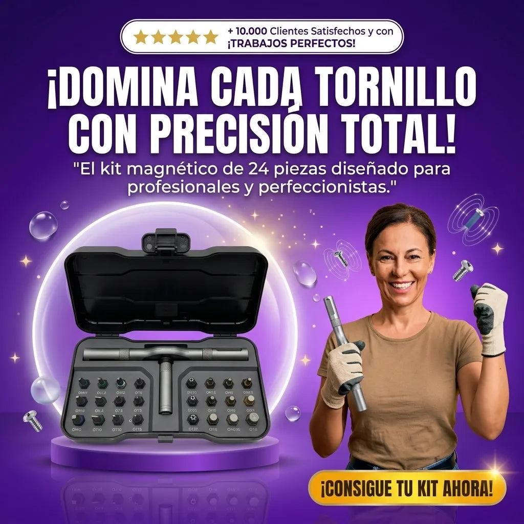 Kit Destornillador Magnetico 24 Pcs