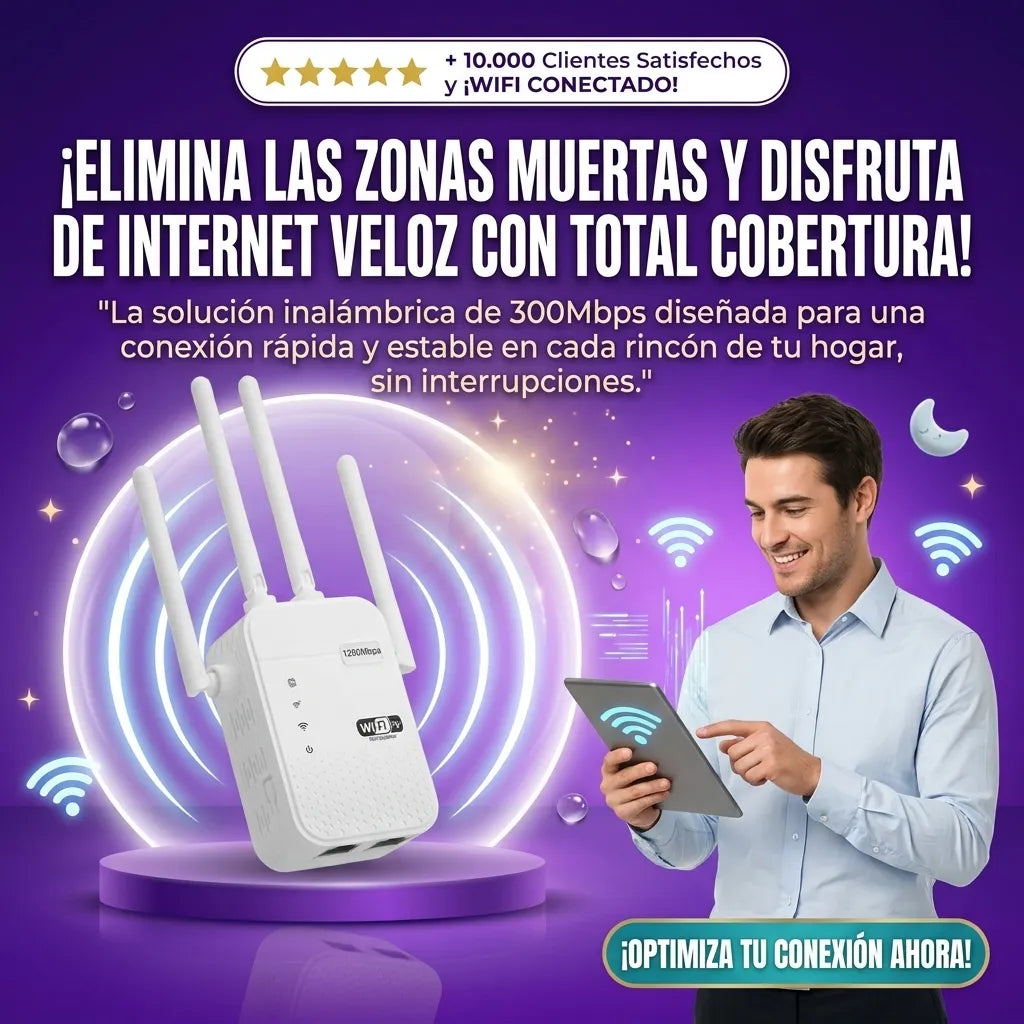 Repetidor Wifi Amplificador de Señal 300mbp