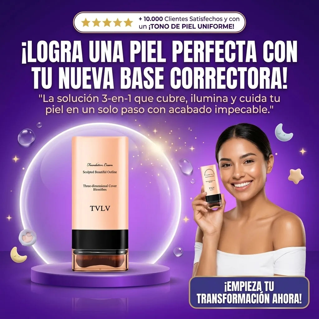 Base Corrector TVLV 3 En 1 Oferta 2x1