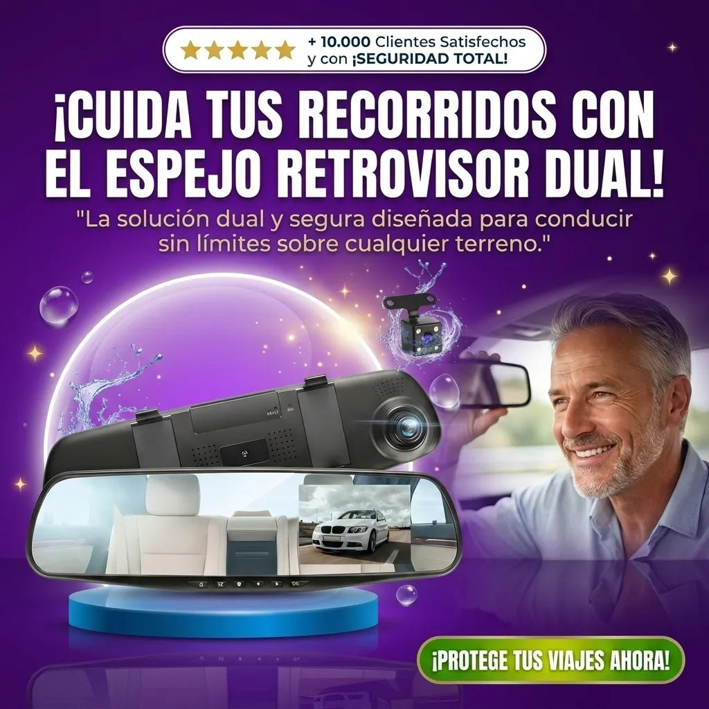 Espejo Retrovisor Dual