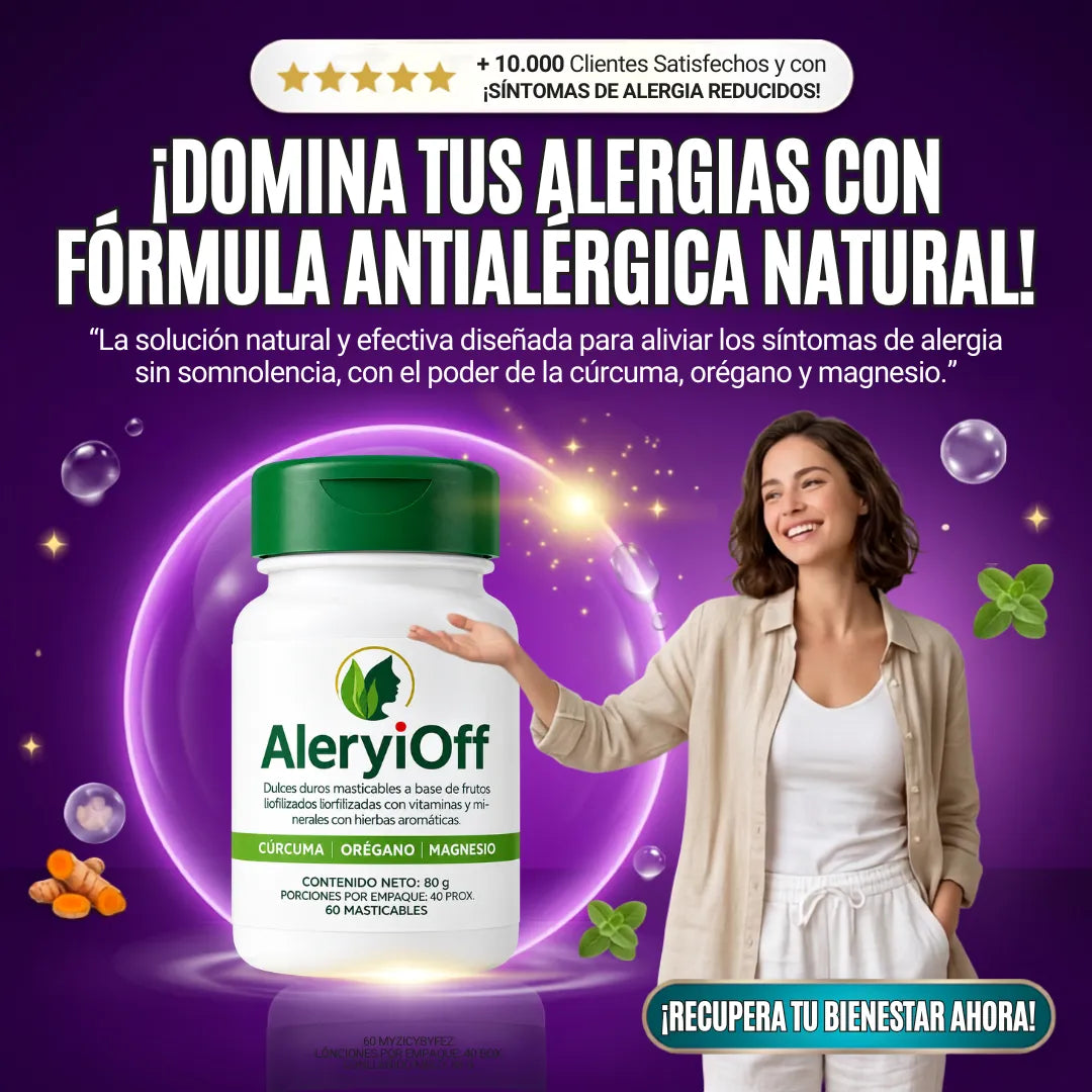 AleryiOff Masticables Antialérgicos