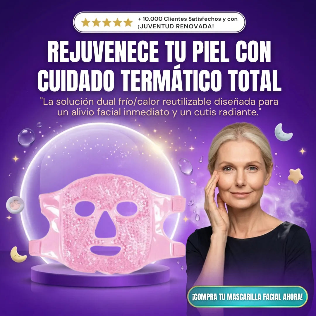 Mascarilla Facial Reutilizable en Frio y Caliente