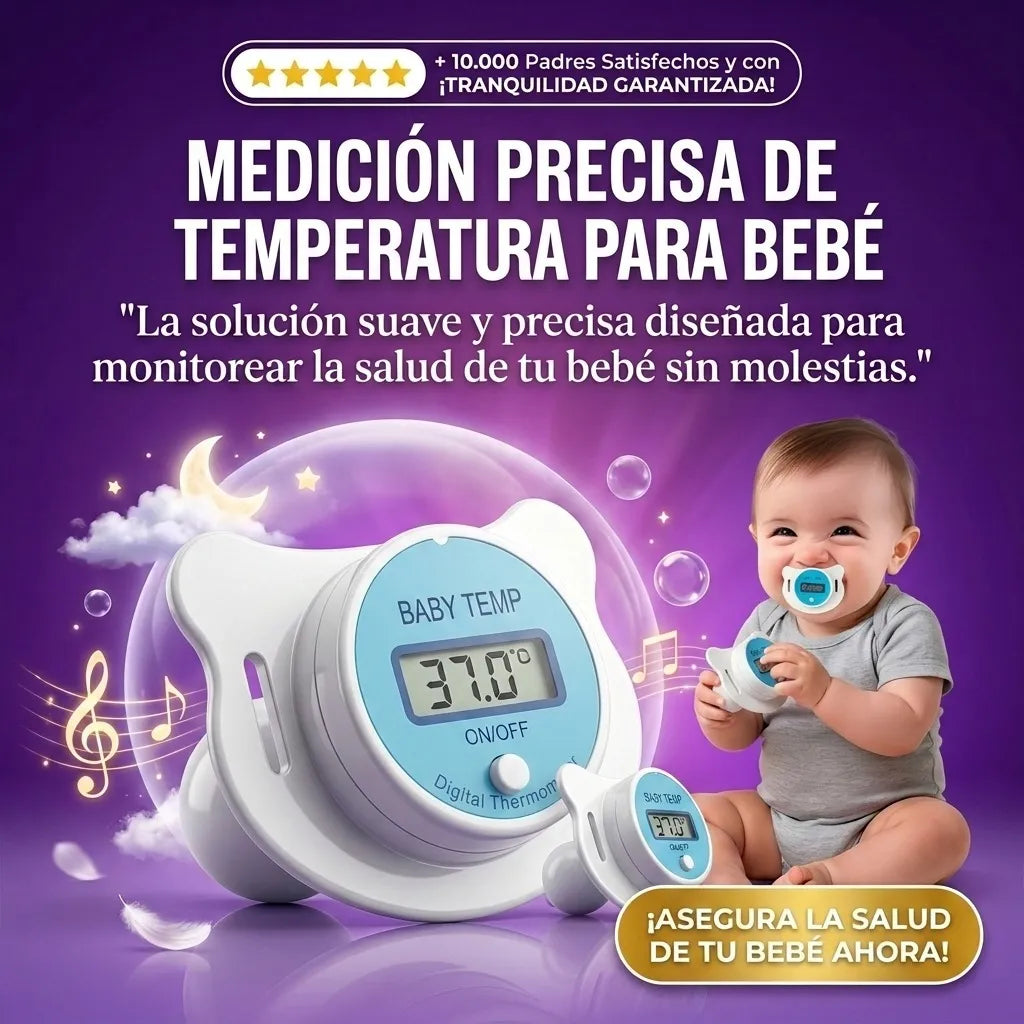 Termómetro de Chupete para Bebé Promoción 2x1