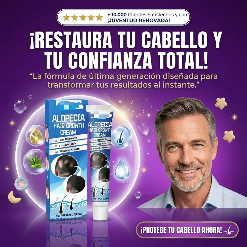 Alopecia Crema Para Crecimiento Capilar Promoción 2x1
