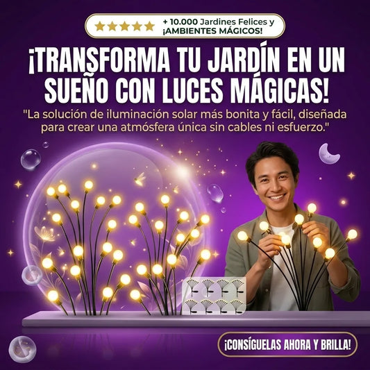 Luces Solares Tipo Luciérnaga Promoción 2 Unidades