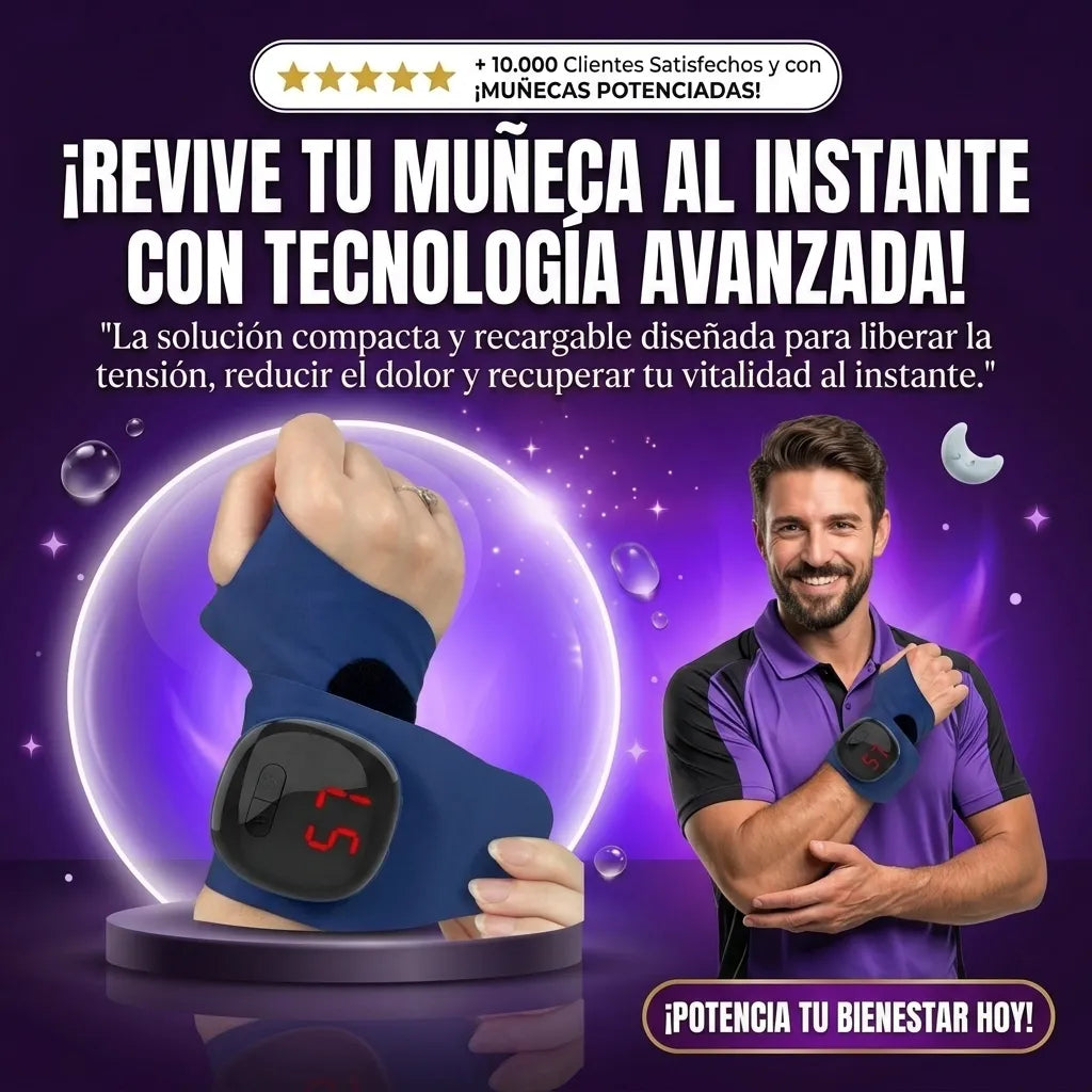 Muñequera Masajeadora Recargable