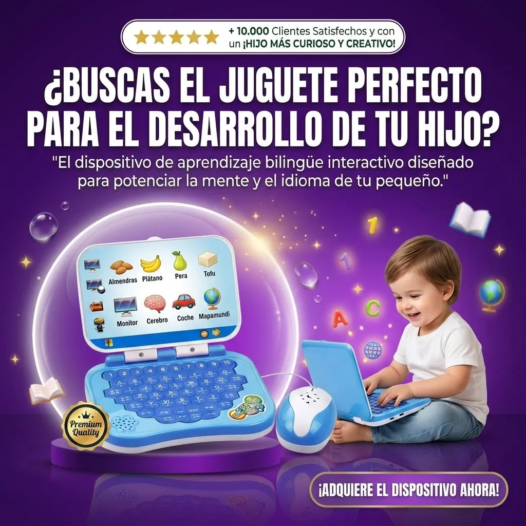 Juguete Educativo Interactivo para Niños de Aprendizaje Bilingüe