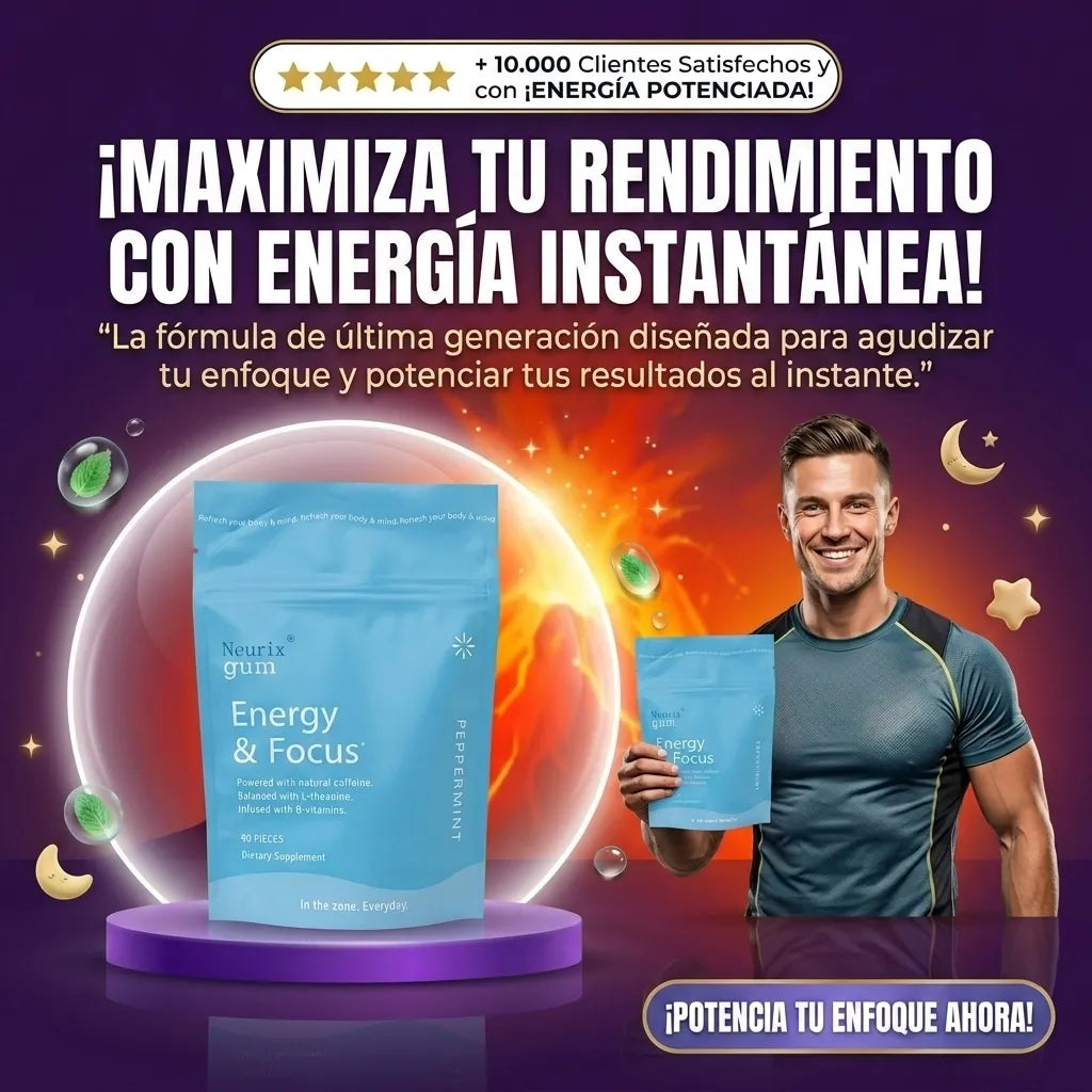 Mentas De Cafeina Energy Focus