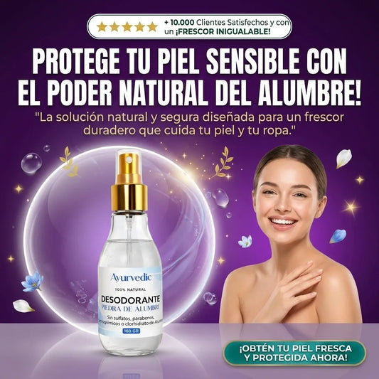 Desodorante de Piedra de Alumbre Promoción 2x1