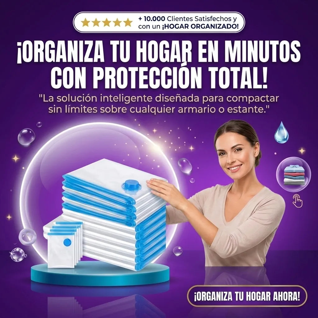 Bolsas Al Vacio Con Bomba 11 pcs Varios Tamaños