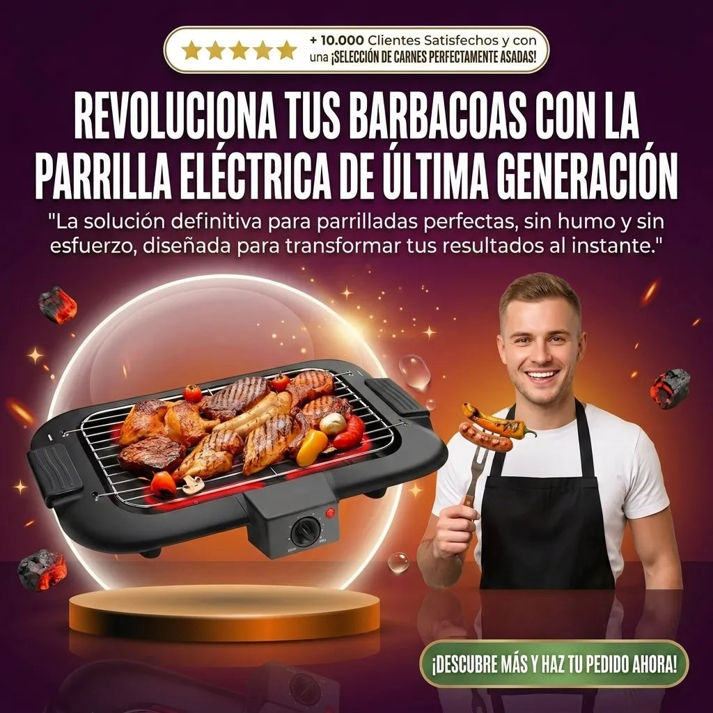 Parrilla Eléctrica de Barbacoa