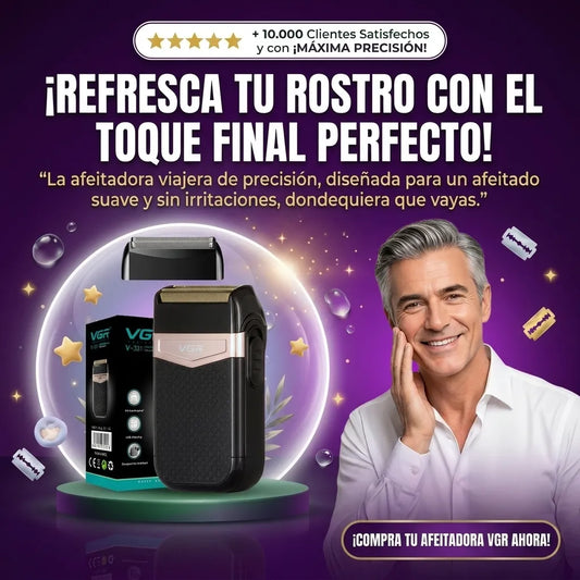 Afeitadora Eléctrica de Doble Cuchilla