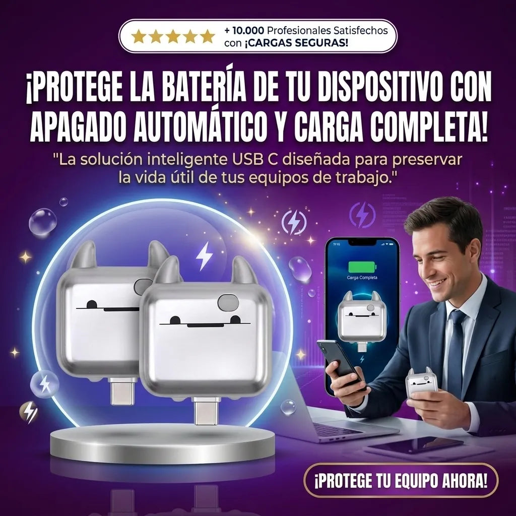 Protector de Batería con Apagado Automático y Carga Completa
