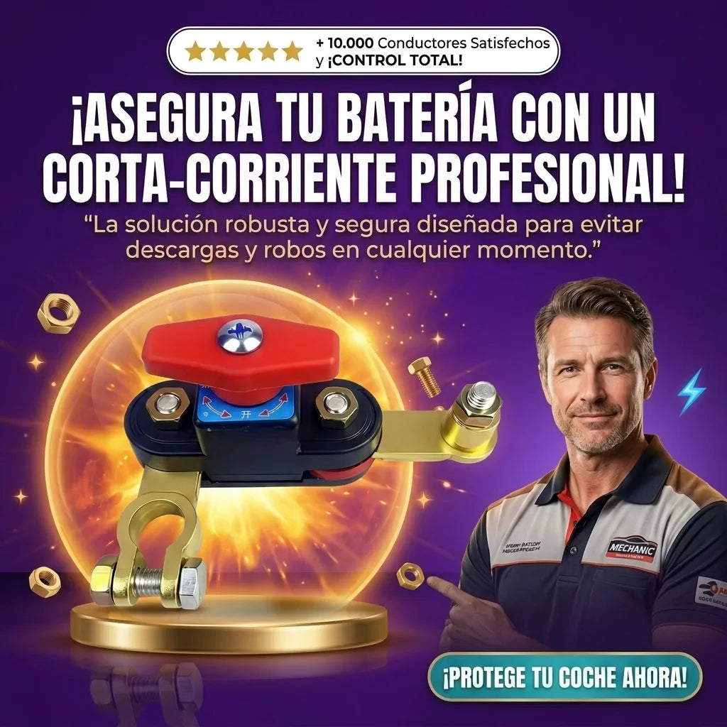 Interruptor de Corte de Energía para Batería de Coche 2x1