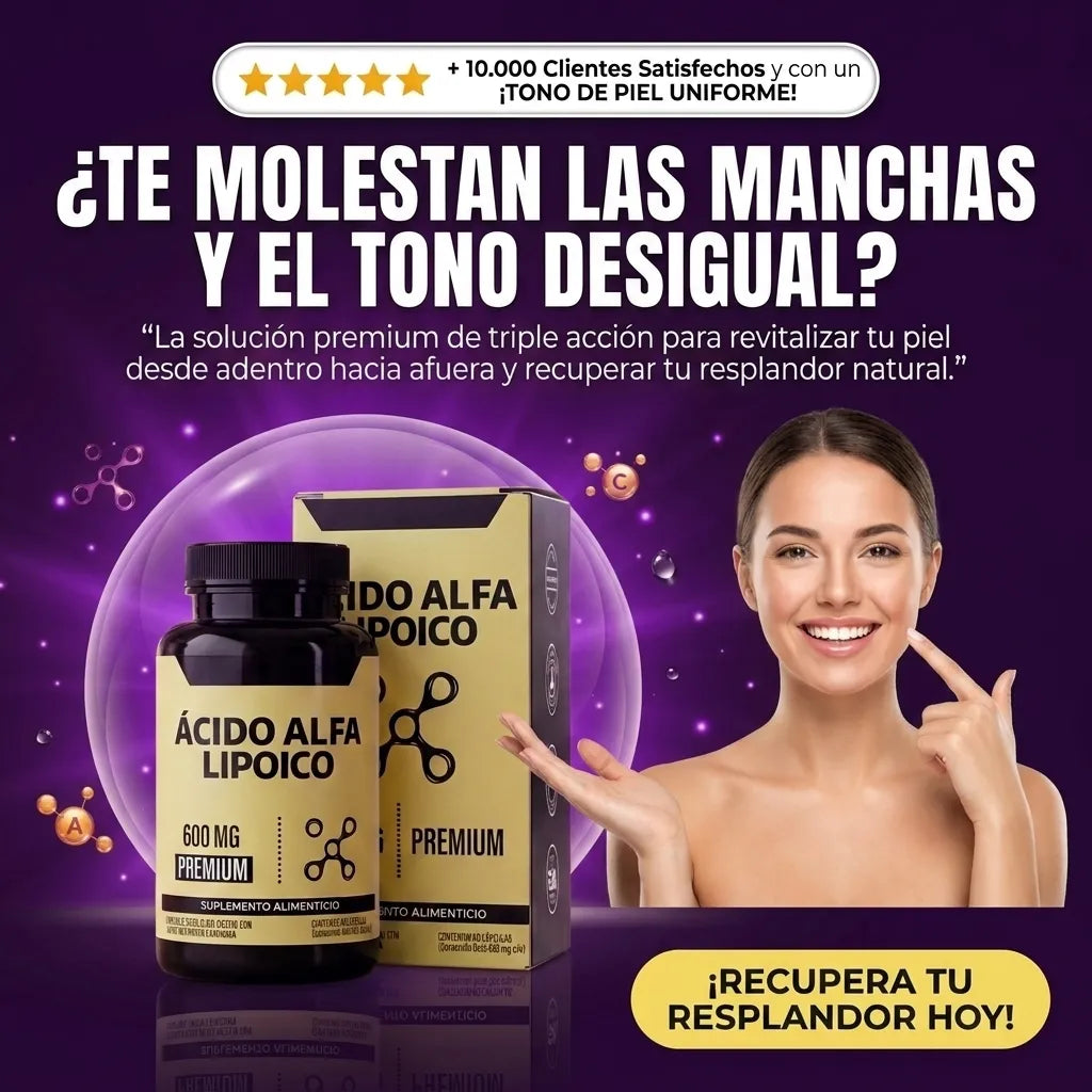 Suplemento Acido Alfa Lipoico 60 Cap