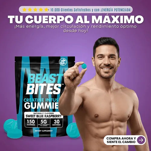 Creatina en Gomitas Beast Bites