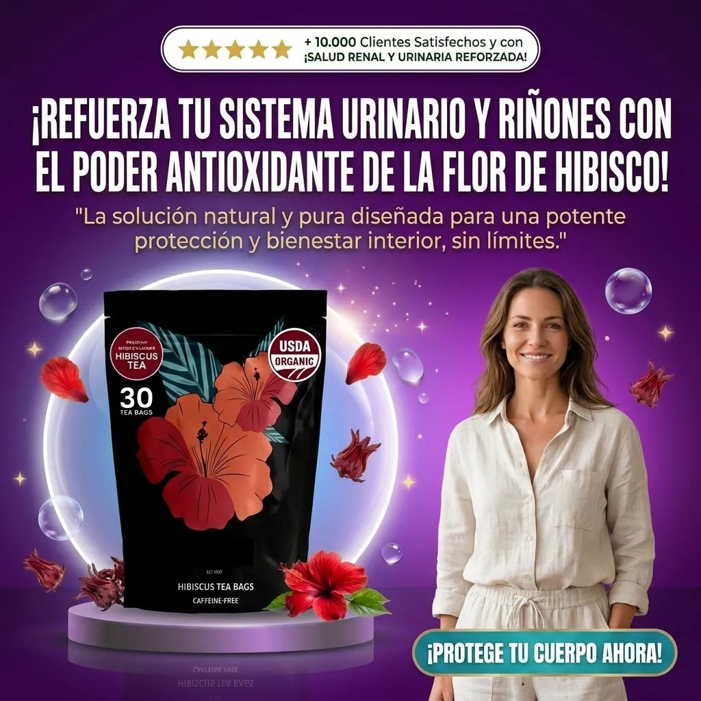 Bolsa de Té de Flor de Hibisco Seca Premium