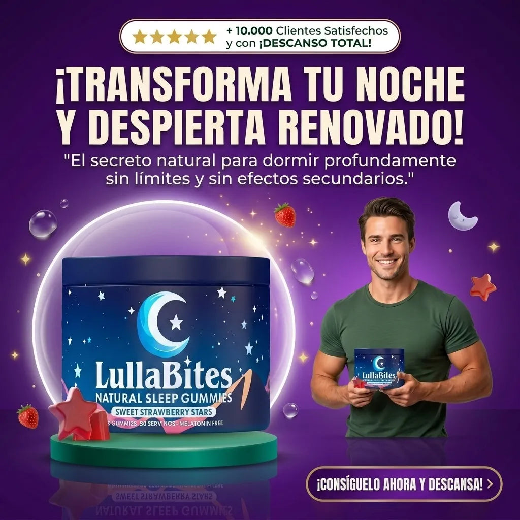 Gomitas Lullabites para Mejorar el Sueño