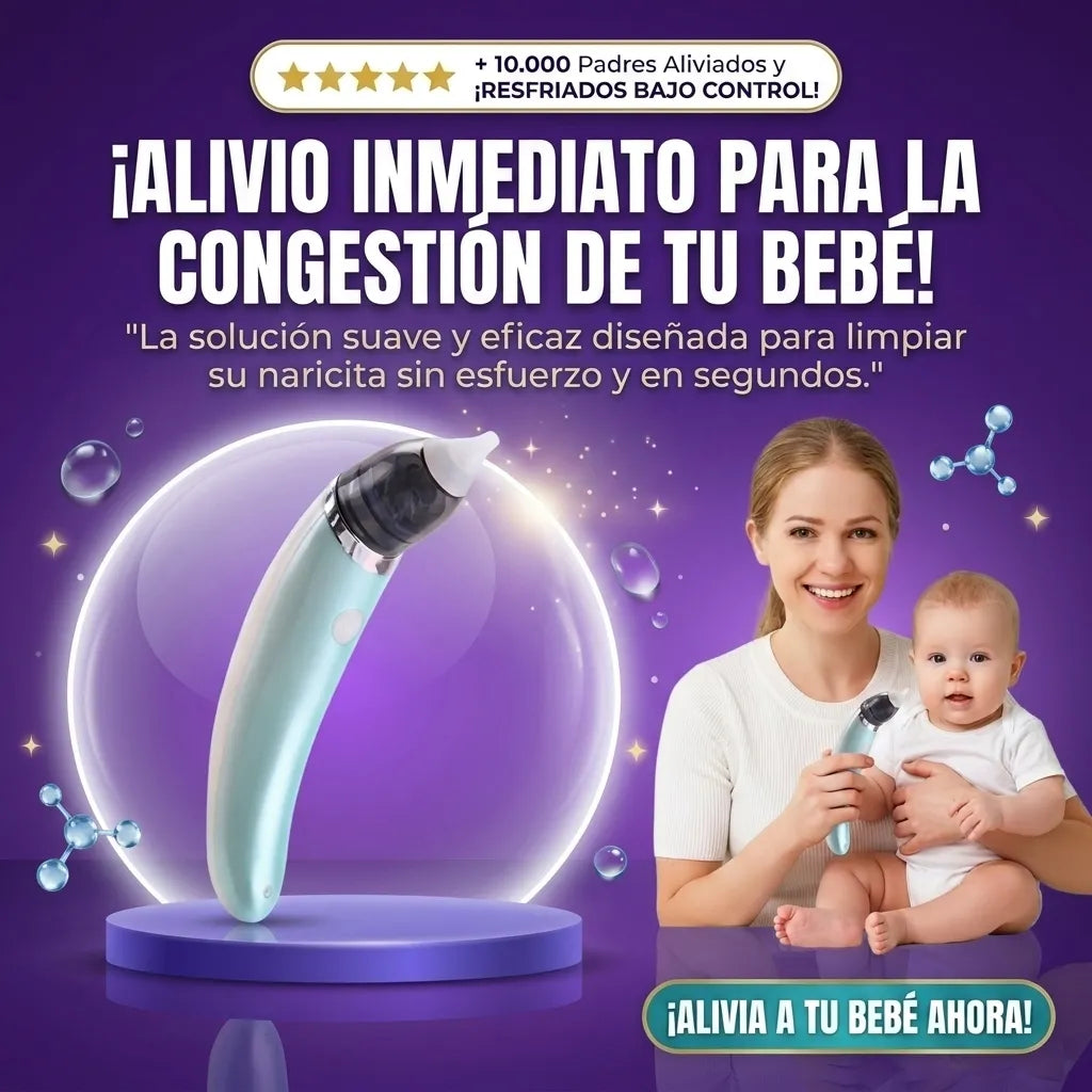 Aspirador Nasal Eléctrico para Bebés