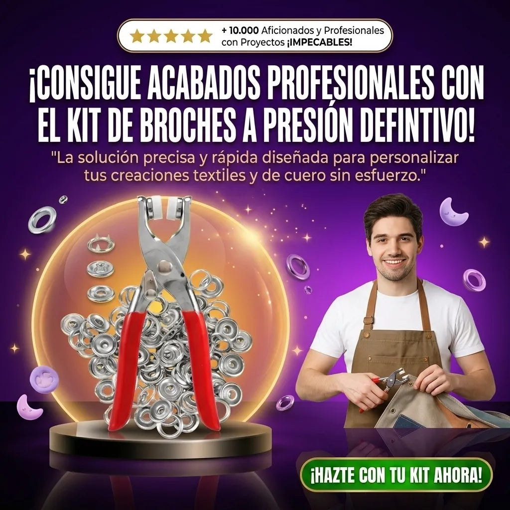 Promoción de 2 Kits de Broches a Presión