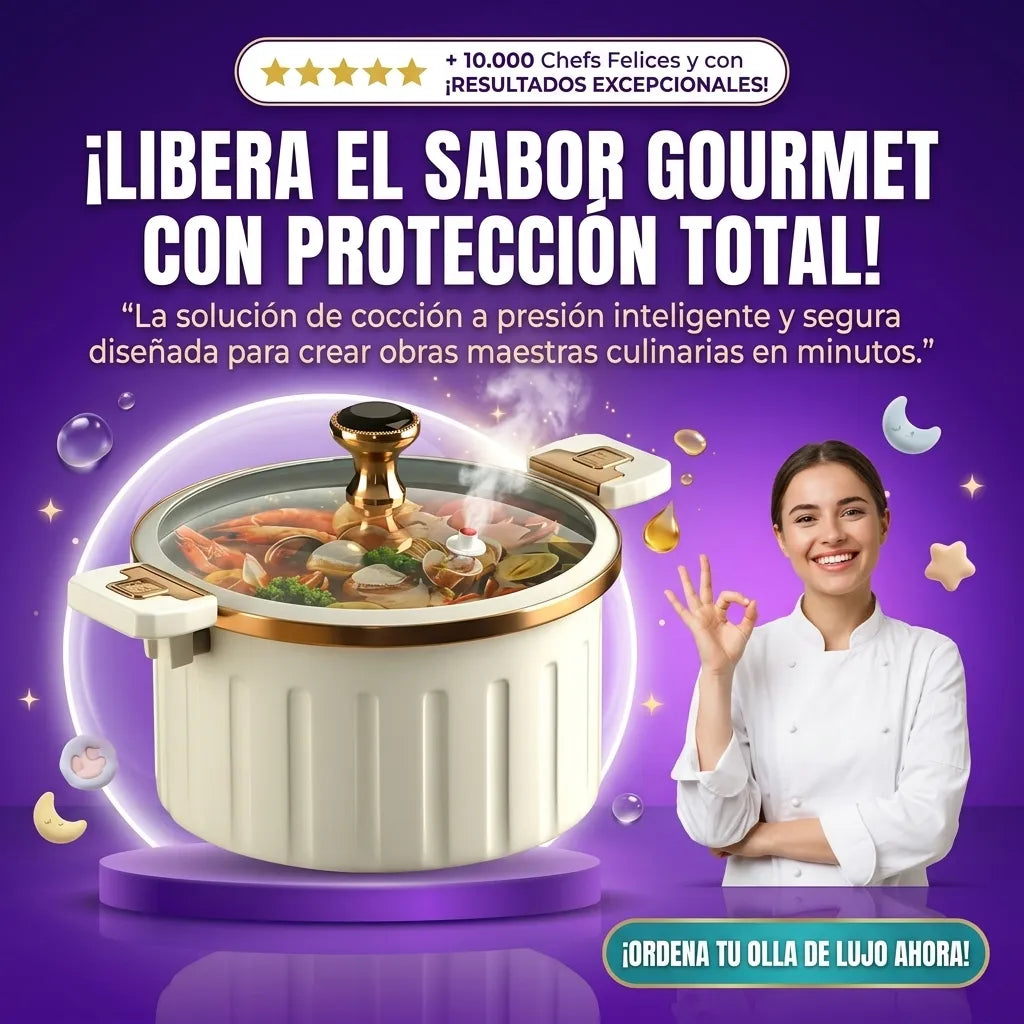 Olla de Presión de Lujo 2L
