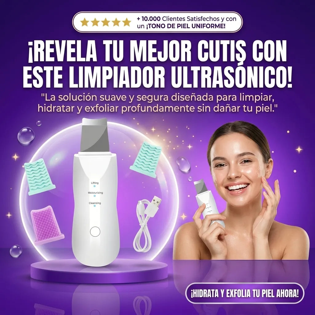 Limpiador Ultrasonico Hidrata Exfoliante