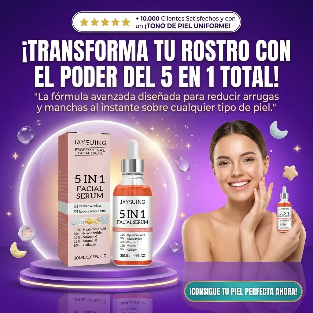Jaysuing 5 en 1 Serum Facial 2x1